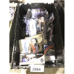 BIN OF GREENLIGHT & ASSORTED MODEL CARS (BIN NOT INCLUDED)