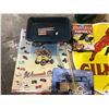 Image 2 : ASSORTED SIGNS, CANVASES, SMALL VINTAGE WAGON, ETC
