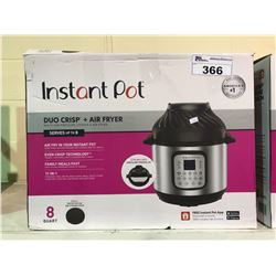 INSTANT POT DUO CRISP + AIR FRYER 8 QUART