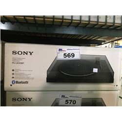 SONY BLUETOOTH STEREO TURNTABLE PS-LX310BT