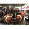 Image 1 : 3 WILSON FOOTBALLS (1 NEW IN BOX)
