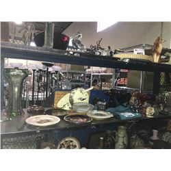 ASSORTED HOME DECOR, COLLECTIBLES, DISHWARE