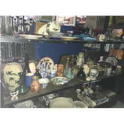 ASSORTED HOME DECOR, COLLECTIBLES, DISHWARE