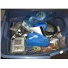 Image 2 : BIN OF ASSORTED RINGS, GAUGES+MORE, & 2 DRILLS