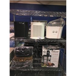 POWER JUICER, ASSORTED HONEYWELL PRODUCTS, KEYBOARD, PICNIC BASKET, & MORE