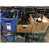 Image 2 : ASSORTED STORAGE LOCKER GOODS: DVDS, PLAYSTATION, WINE CORK PRESS, & MORE