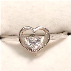 SILVER CZ RING