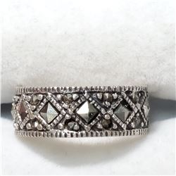 SILVER ONYX RING