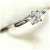 Image 2 : PLATINUM DIAMOND (0.22) RING