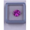 Image 2 : PEZZOTTAITE (RED BERYL) 9.8 X 9.8 X 6.05MM, SHAPE BRILLIANT ROUND, 4.10CT, CUT EXCELLENT, CLARITY