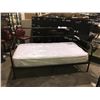 Image 1 : METAL DAYBED FRAME WITH SINGLE MATTRESS
