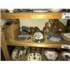 Image 2 : SHELF LOT OF ASSORTED CHINA, PLATES, VASES AND MORE