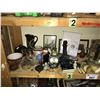Image 2 : SHELF LOT OF ASSORTED COLLECTABLES, ORNAMENTS, PICTURES AND MORE