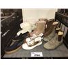 Image 1 : SHELF LOT OF ASSORTED BOOTS RUNNERS AND MORE