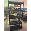 Image 3 : PINE SINGLE SIZE BEDFRAME AND RESIN SHELF UNIT