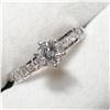 Image 2 : 14K DIAMOND (0.60CT) & DIAMOND (0.3CT) RING