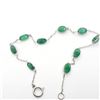 Image 2 : 14K  EMERALD 7" (3.9CT) BRACELET
