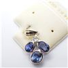 Image 2 : 14K  CEYLON SAPPHIRE (2CT) DIAMOND (0.1CT) PENDANT