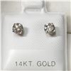 Image 1 : 14K  DIAMOND (0.5CT) EARRINGS