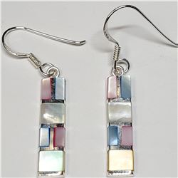 SILVER GEMSTONE EARRINGS