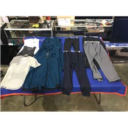 10 ASSORTED ARTICLES OF CLOTHING SIZES: M,L,XL,2XL BRANDS: UNDER ARMOUR, REIGNING CHAMPS, ADIDAS