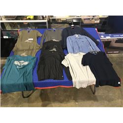 10 ASSORTED ARTICLES OF CLOTHING SIZES M,L,2XL BRANDS: REIGNING CHAMPS, KIT & ACE, RED KAP, WRANGLER