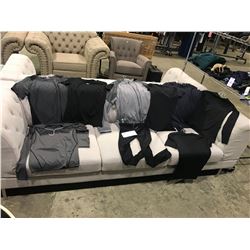 10 ARTICLES OF  CLOTHING SIZES: S,M,L,XL BRANDS: UNDER ARMOUR, RYU, NIKE