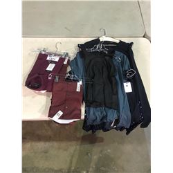 7 NEW WITH TAGS CLOTHING SIZES: S,M,L BRANDS: CALVIN KLEIN, ARROW, WINGS + HORNS, EN THREAD, ADIDAS,