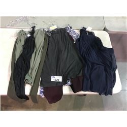 7 NEW WITH TAGS CLOTHING SIZES: S,M,2 BRANDS: HANRO, WILFRED, BANANA REPUBLIC, LULULEMON, VELVET