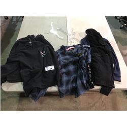 7 ARTICLES OF CLOTHING SIZES: S,M BRANDS: LEVIS, VANS, VOLCOM, BURTON, FOX