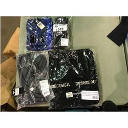 ASSORTED NEW WITH TAGS HOODIE, SHIRT, SHORTS, SOCKS: ADIDAS, DC SHOES, UNDER ARMOUR