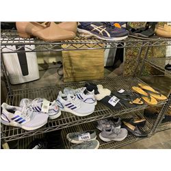 2 PAIRS OF SHOES 3 PAIRS OF SANDALS SIZES 5/6,7,7 1/2 BRANDS: ADIDAS, HAVAIANAS, REEF, ISO TONER