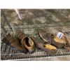 Image 2 : 2 PAIRS OF SHOES, 1 SANDAL, 2 SLIP ONS SIZES 10 1/2, 43, 11, M BRANDS: GEOX, CLARKS, REEF, COUGAR