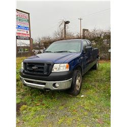 2008 FORD F150 XL TRITON, BLUE, PICKUP, GAS, AUTOMATIC, VIN#1FTPX14V98FC32918, 323,818KMS,
