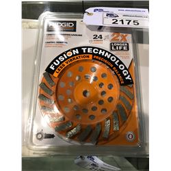 RIDGID 7"   12 SEGMENT DIAMOND CUP WHEEL