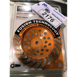 RIDGID 7"   12 SEGMENT DIAMOND CUP WHEEL