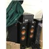 Image 1 : LARGE LOT OF ASSORTED SPEAKERS, KLIPSCH, SNOWBOARD BAG AND RTA FURNITURE