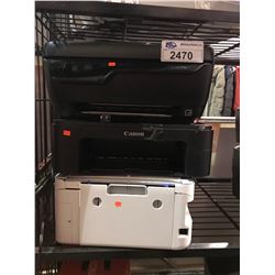 3 ASSORTED CANON PRINTERS