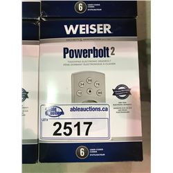 WEISER POWERBOLT 2 TOUCHPAD DEADBOLT