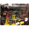 Image 1 : SHELF LOT OF ASSORTED MILWAUKEE TOOLS, DRILLS, IMPACT, AND MORE