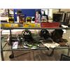 Image 1 : SHELF LOT OF NIKE FLYWIRE RUNNERS, HELMETS, WEIGHTS, AND MORE