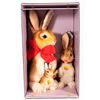 Image 1 : Vintage Steiff Limited Edition Rabbits
