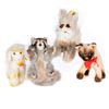 Image 1 : Vintage Steiff Animals, Lot of 4