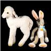Image 1 : Vintage Steiff,Rabbit and Lamb, Lot of 2