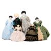 Image 1 : Vintage Porcelain and Bisque head dolls