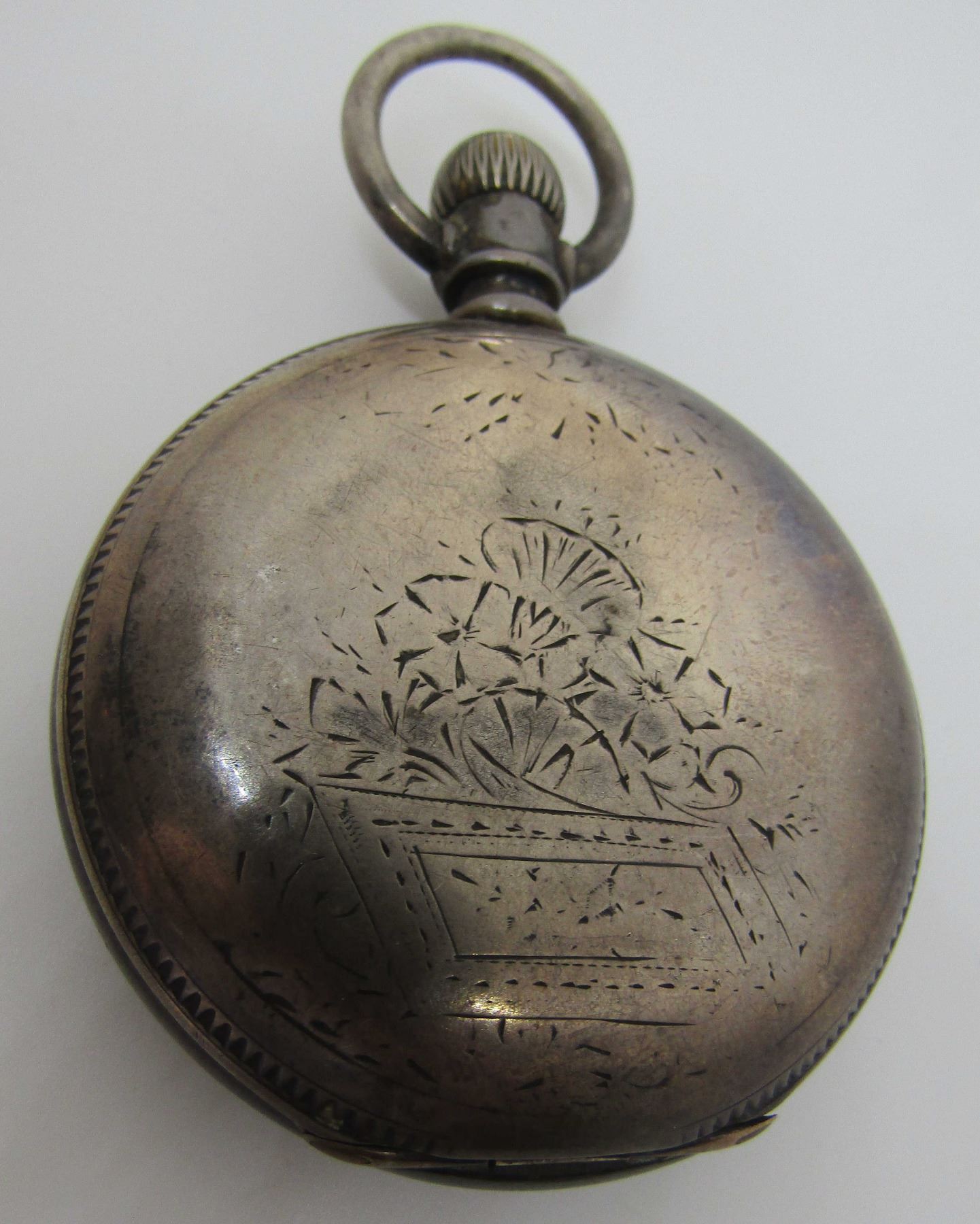 1884 AMERICAN WALTHAM POCKET WATCH FAHYS COIN CASE