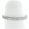 Image 2 : New 18K White Gold Diamond Eternity Band
