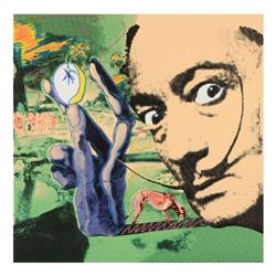 Dali Homage by Steve Kaufman (1960-2010)