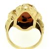 Image 8 : Antique 10kt Rose and Green Gold Carved Cameo and Diamond Ring