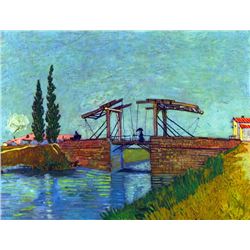 Van Gogh - The Anglois Bridge At Arles (The Drawbridge)